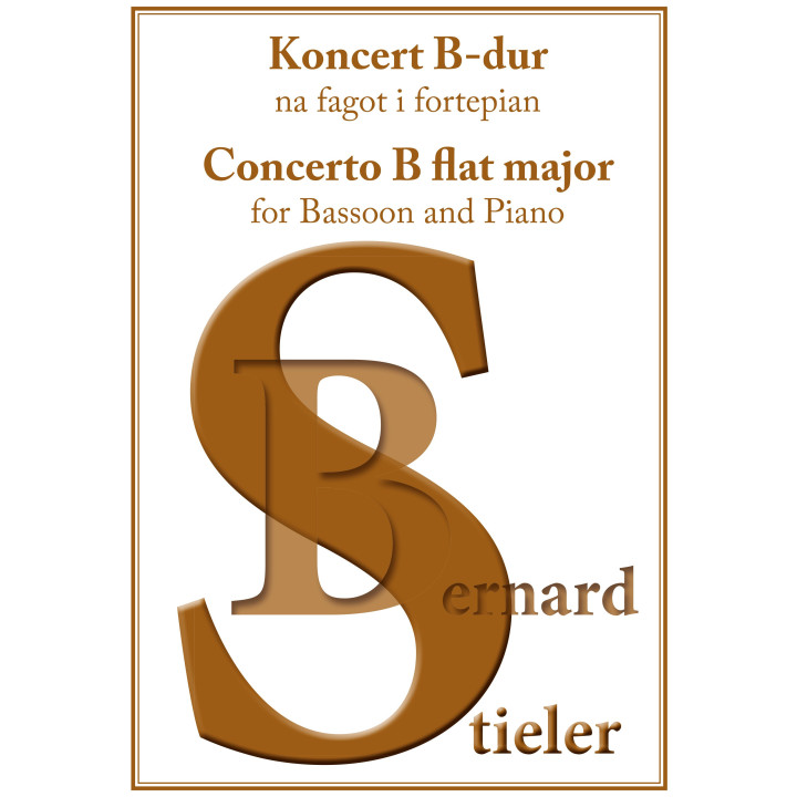 Koncert B-dur na fagot i fortepian – Bernard Stieler | Nuty