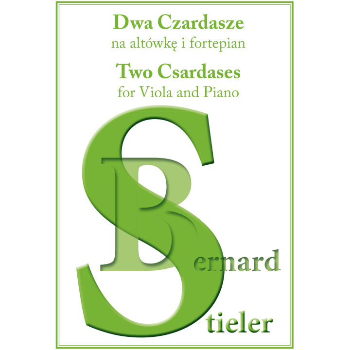 Dwa Czardasze na altówkę i fortepian – Bernard Stieler | Nuty na altówkę