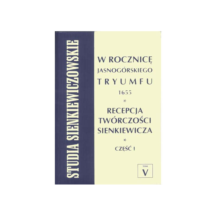 Lech Ludorowski - Studia Sienkiewiczowskie. Tom V. Książka