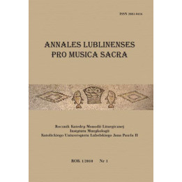 Annales Lublinenses pro Musica Sacra | Rocznik muzyki liturgicznej KUL