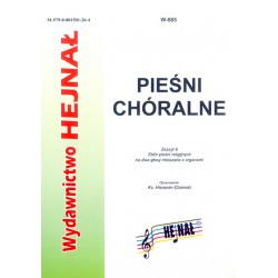 Ks. Hieronim Chamski oprac., "Pieśni chóralne." Zezyt 8. Zbiór pieśni religijnych na dwa głosy mieszane z organami