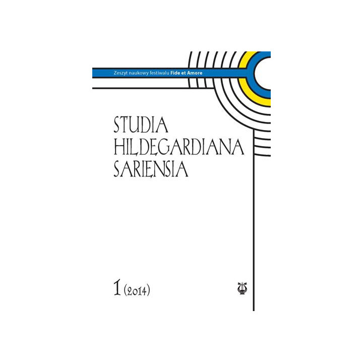 Ks. Wiesław Hudek - Studia Hildegardiana Sariensia Nr 1 (2014)