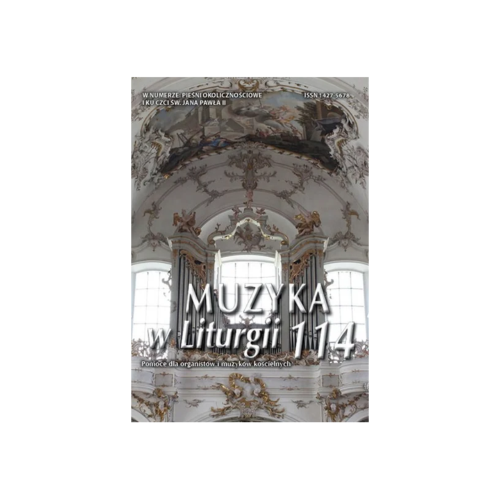 Muzyka w Liturgii 114 - 1/2025 - PDF