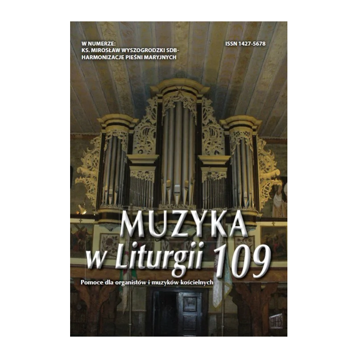Muzyka w Liturgii 109 - 4/2023 - PDF