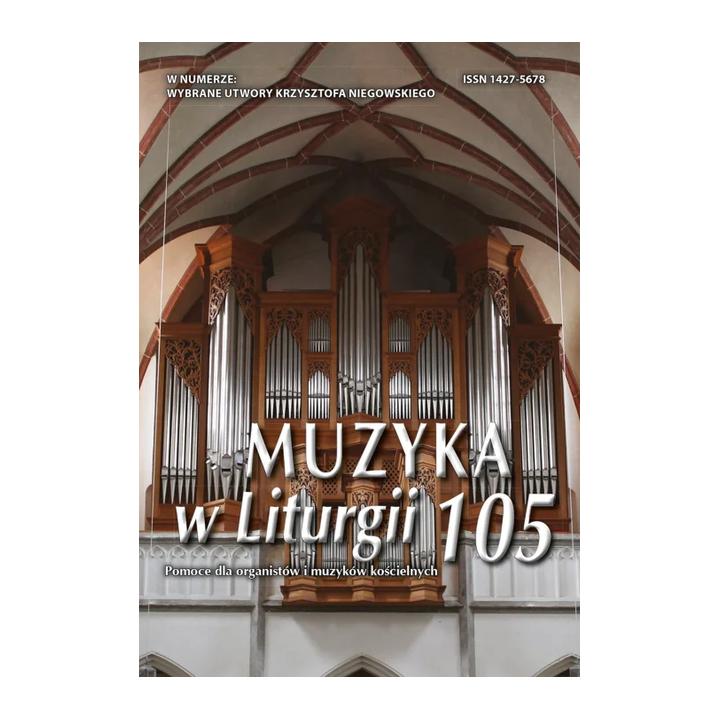 Muzyka w Liturgii 105 (4/2022) – utwory Krzysztofa Niegowskiego