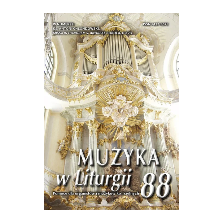 Muzyka w Liturgii 88 (3/2018) – Missa ks. Antoniego Chlondowskiego