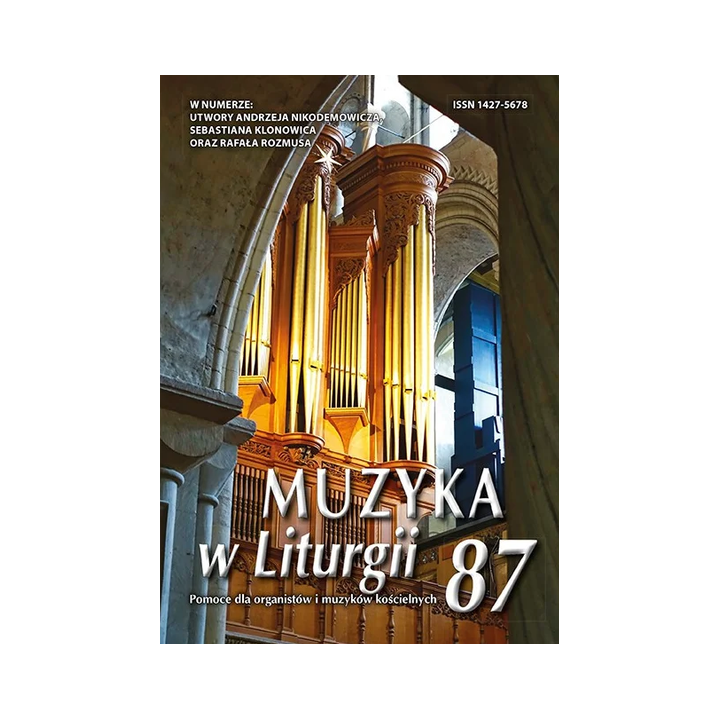 Muzyka w Liturgii 87 - 2/2018 - PDF