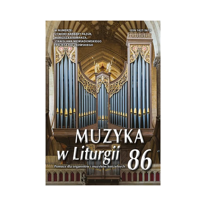 Muzyka w Liturgii 86 (1/2018) – Msza g-moll i pieśni wielkopostne