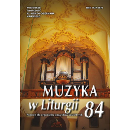 Muzyka w Liturgii 84 (3/2017) – Twórczość ks. Idziego Ogiermana Mańskiego