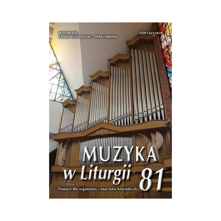 Muzyka w Liturgii 81 - 4/2016 - PDF