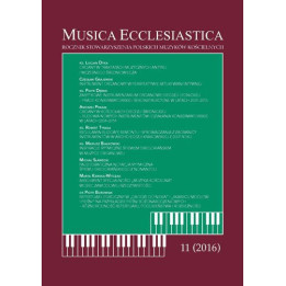 Musica Ecclesiastica Nr 11 – ks. Grzegorz Poźniak