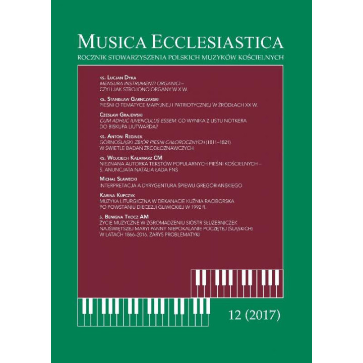 Musica Ecclesiastica Nr 12 – ks. Grzegorz Poźniak