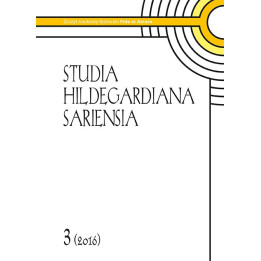 Ks. Wiesław Hudek - Studia Hildegardiana Sariensia Nr 3 (2016)