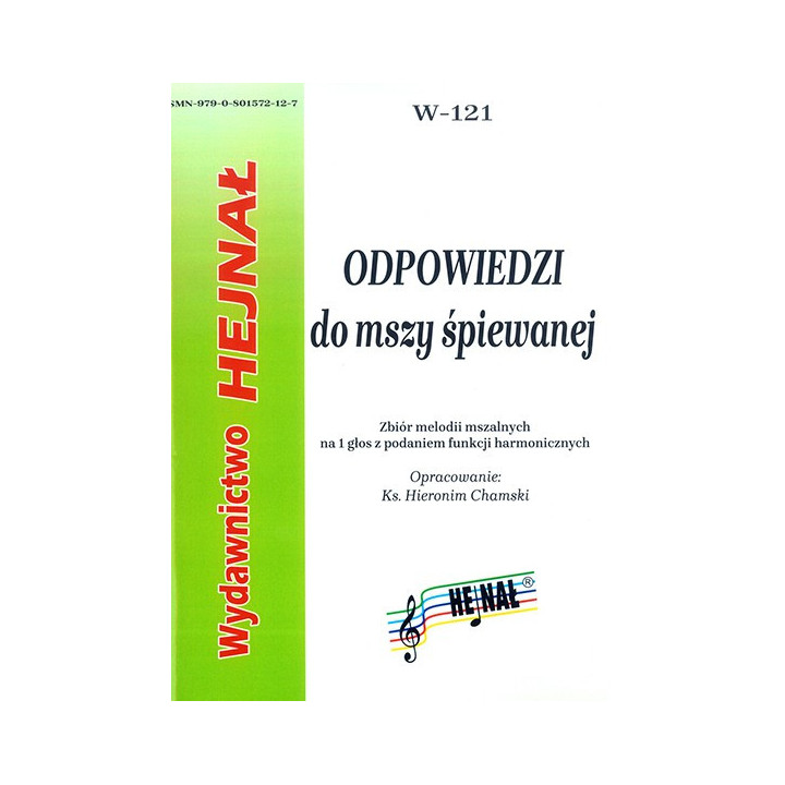 Odpowiedzi do mszy śpiewanej – ks. Hieronim Chamski