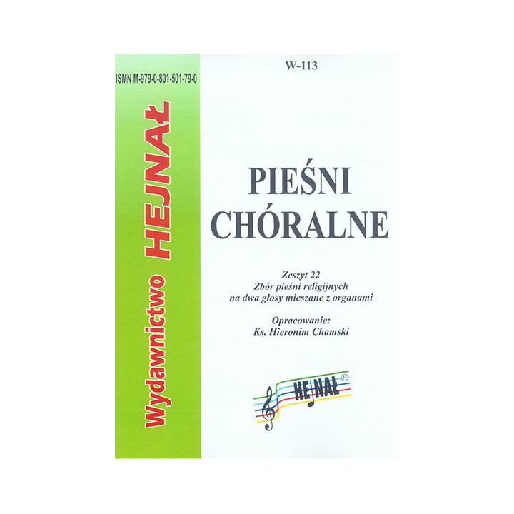 Pieśni chóralne Zeszyt 22 – dwa głosy z organami