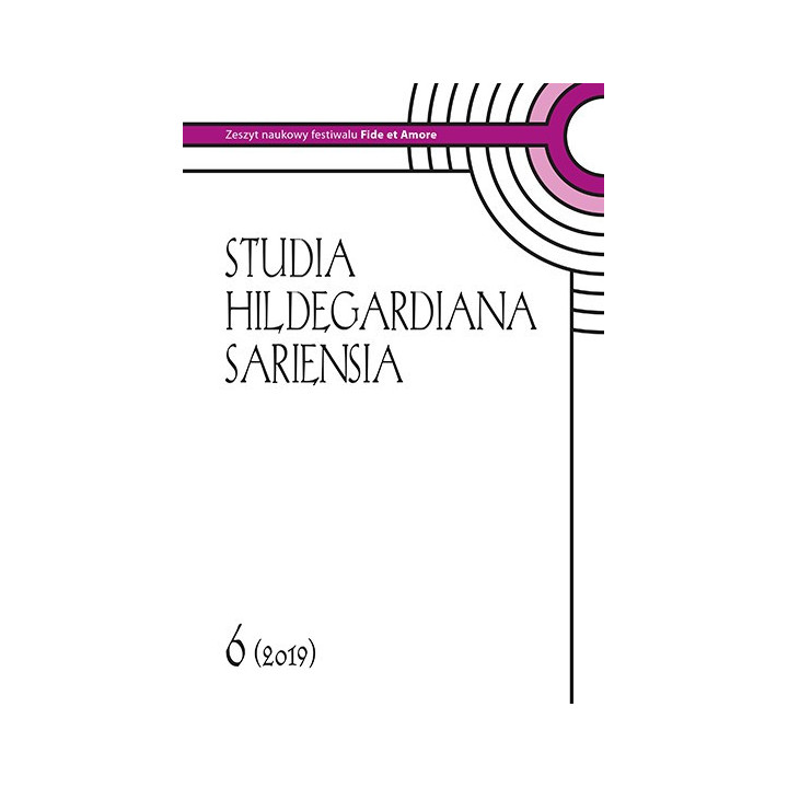 Ks. Wiesław Hudek - Studia Hildegardiana Sariensia Nr 6 (2019)