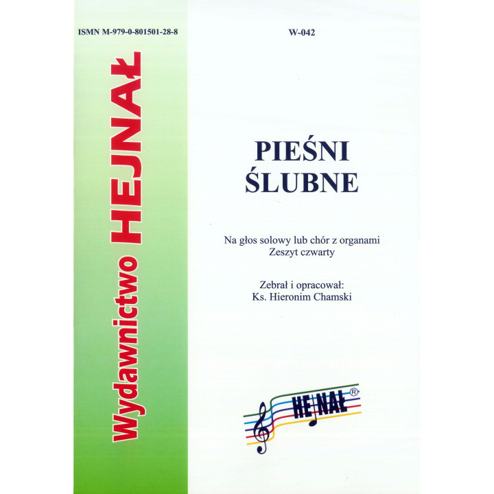 Pieśni ślubne Zeszyt 4 – głos solowy lub chór z organami