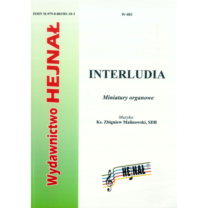 Ks. Zbigniew Malinowski – Interludia. Miniatury organowe | Nuty na organy