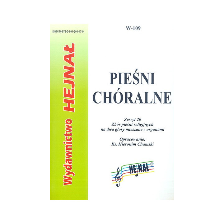 Pieśni chóralne Zeszyt 20 – dwa głosy z organami