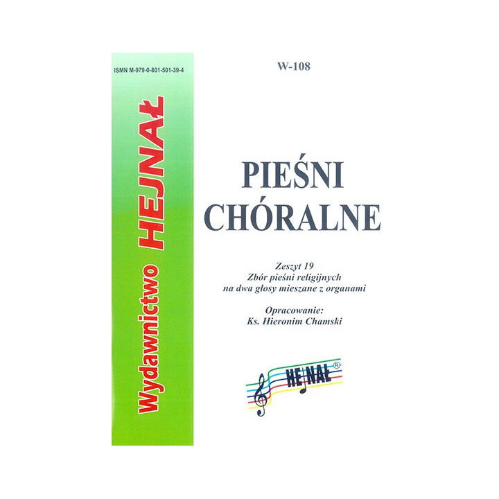 Pieśni chóralne. Zeszyt 19 – ks. Hieronim Chamski