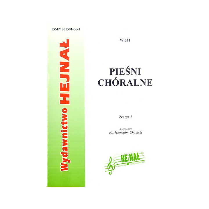 Pieśni chóralne Zeszyt 2 – ks. Hieronim Chamski