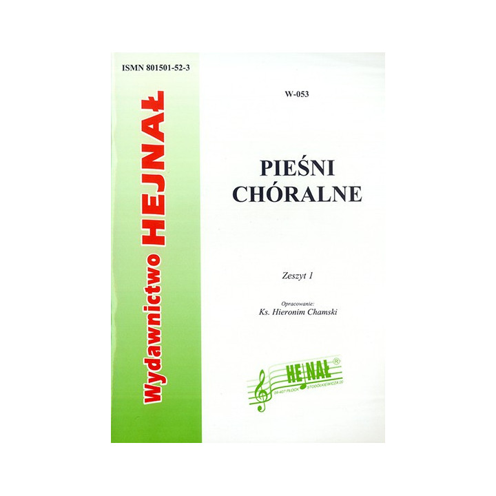 Pieśni chóralne Zeszyt 1 – ks. Hieronim Chamski