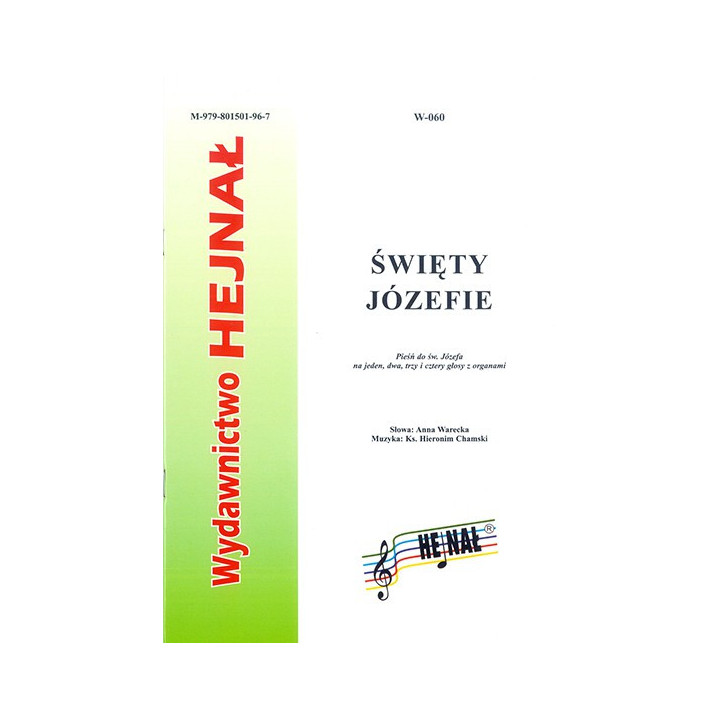 Święty Józefie – pieśń na chór i organy | Wydawnictwo Hejnał